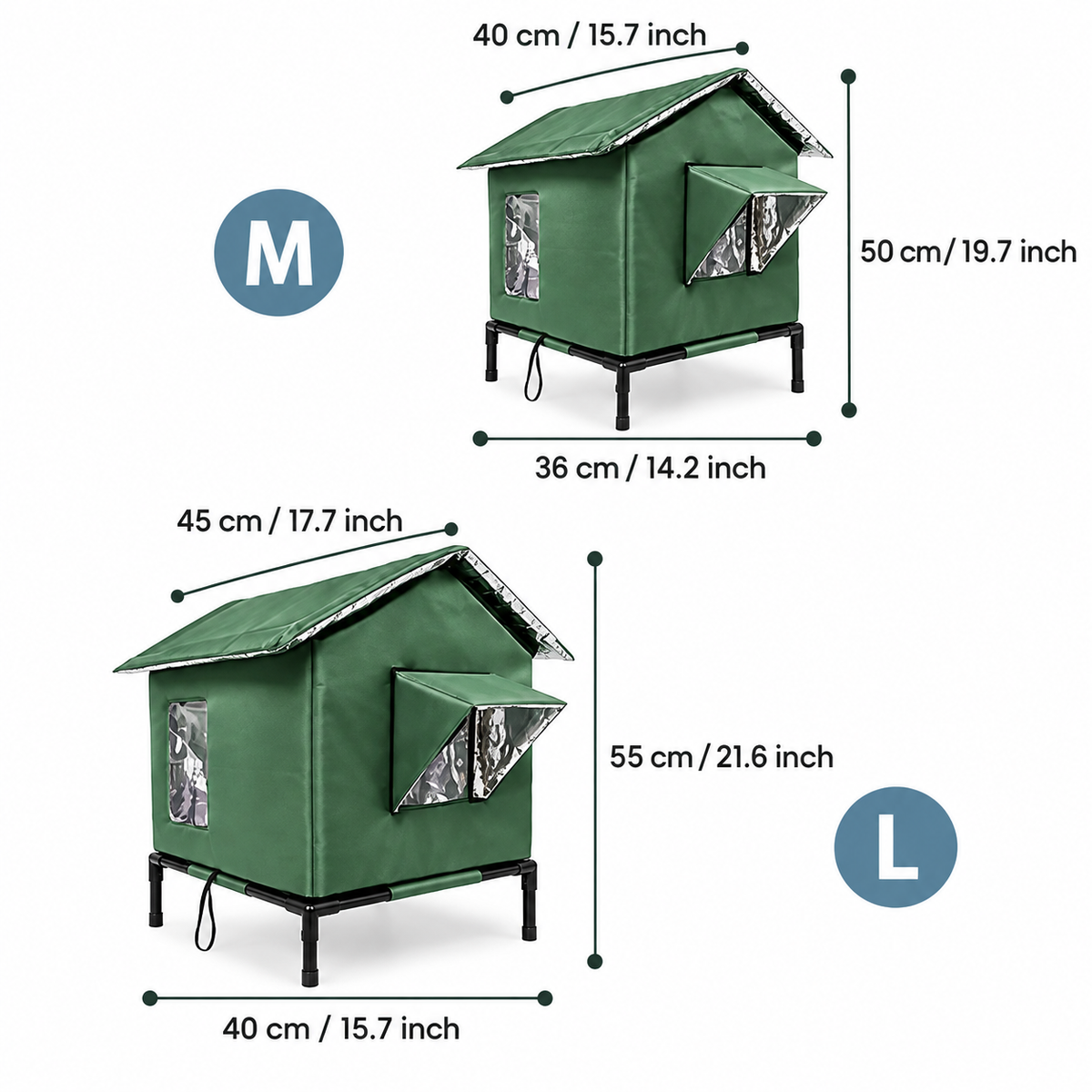 Styloram Outdoor Waterproof Cat House