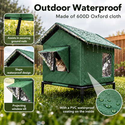 Styloram Outdoor Waterproof Cat House