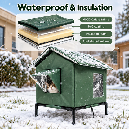 Styloram Outdoor Waterproof Cat House