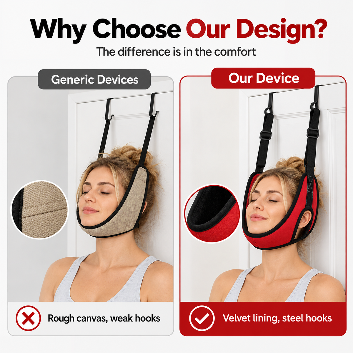 Styloram Over Door Cervical Traction Device for Neck Pain Relief