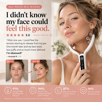 Styloram 5-in-1 LED Face & Neck Massager
