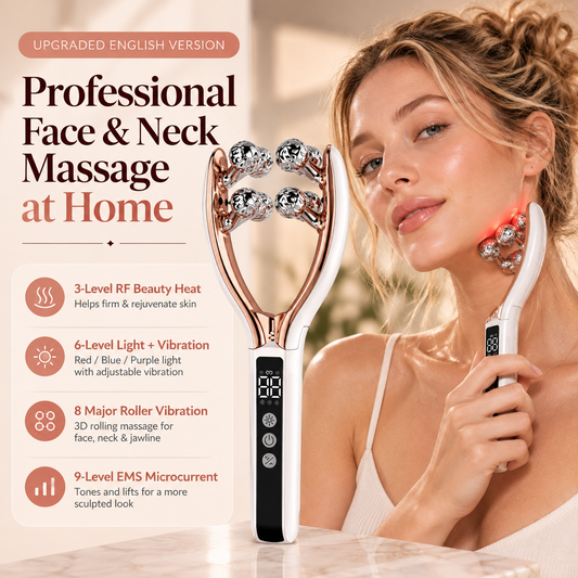 Styloram 5-in-1 LED Face & Neck Massager